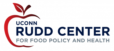 UConn Rudd Center logo with a red apple icon