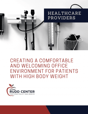 Cover of "Creating a Comfortable and Welcoming Office Environment for Patients with High Body Weight"