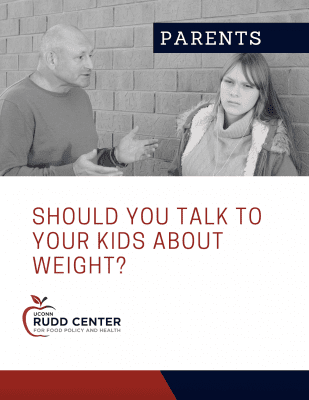 Cover of "Should You Talk to Your Kids about Weight?