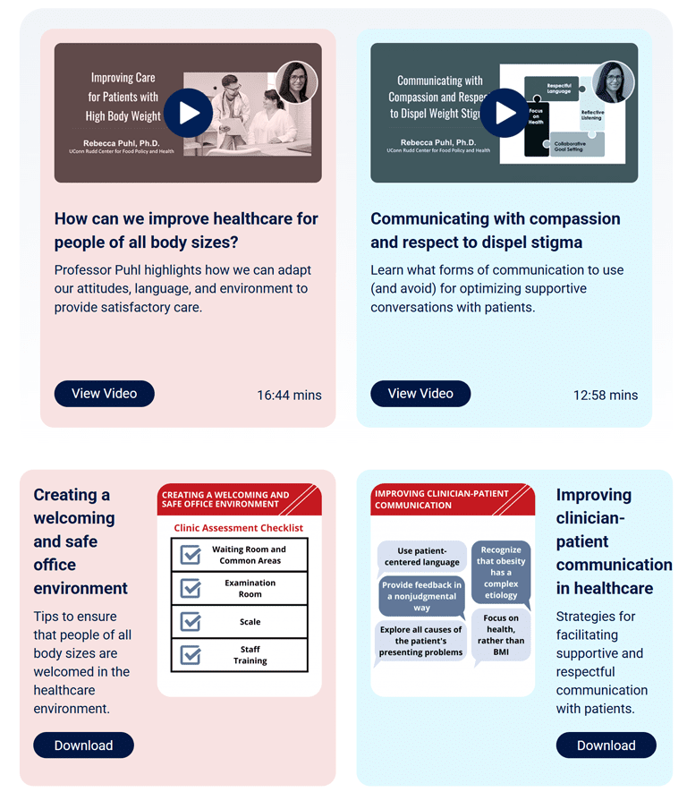 Weight Bias in Healthcare | Rudd Center for Food Policy