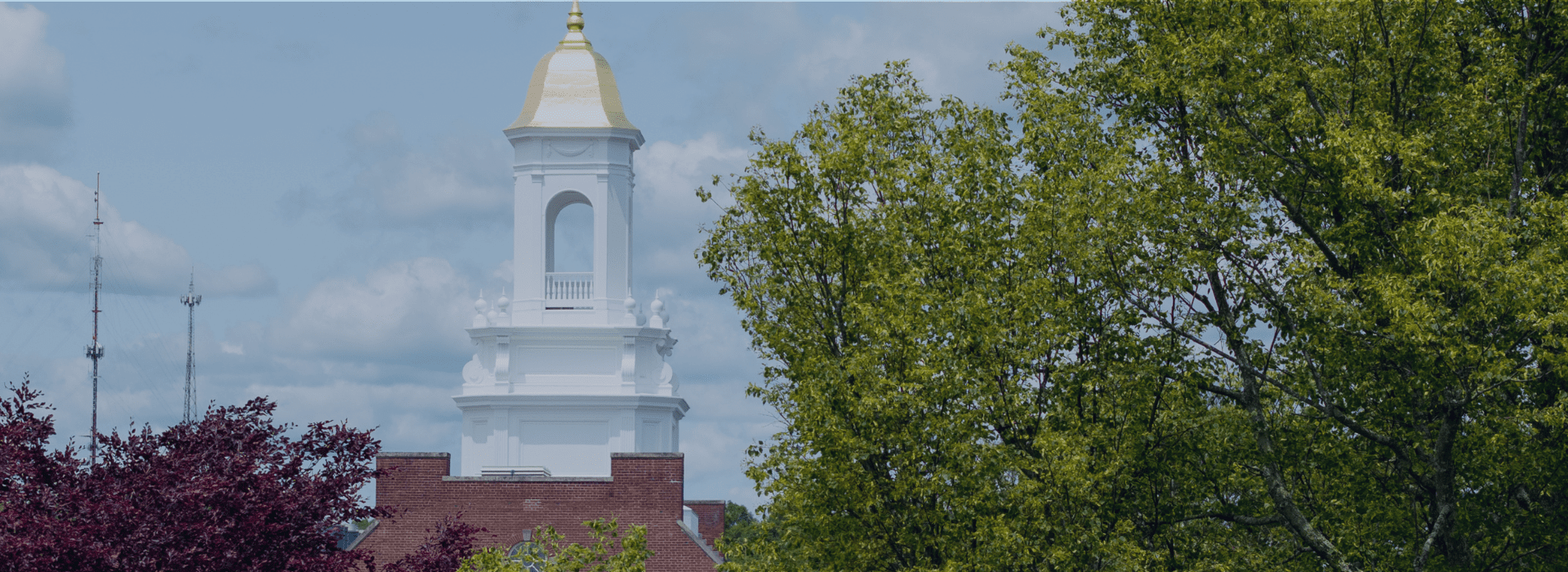 The Wilbur Cross cuploa sits on a summer day in Storrs on Monday, June 2, 2025. (Sydney Herdle/UConn Photo)