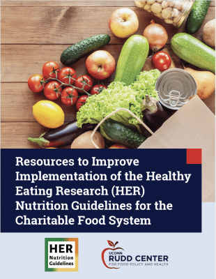 Cover of the HER Nutrition Guidelines Implementation Resource